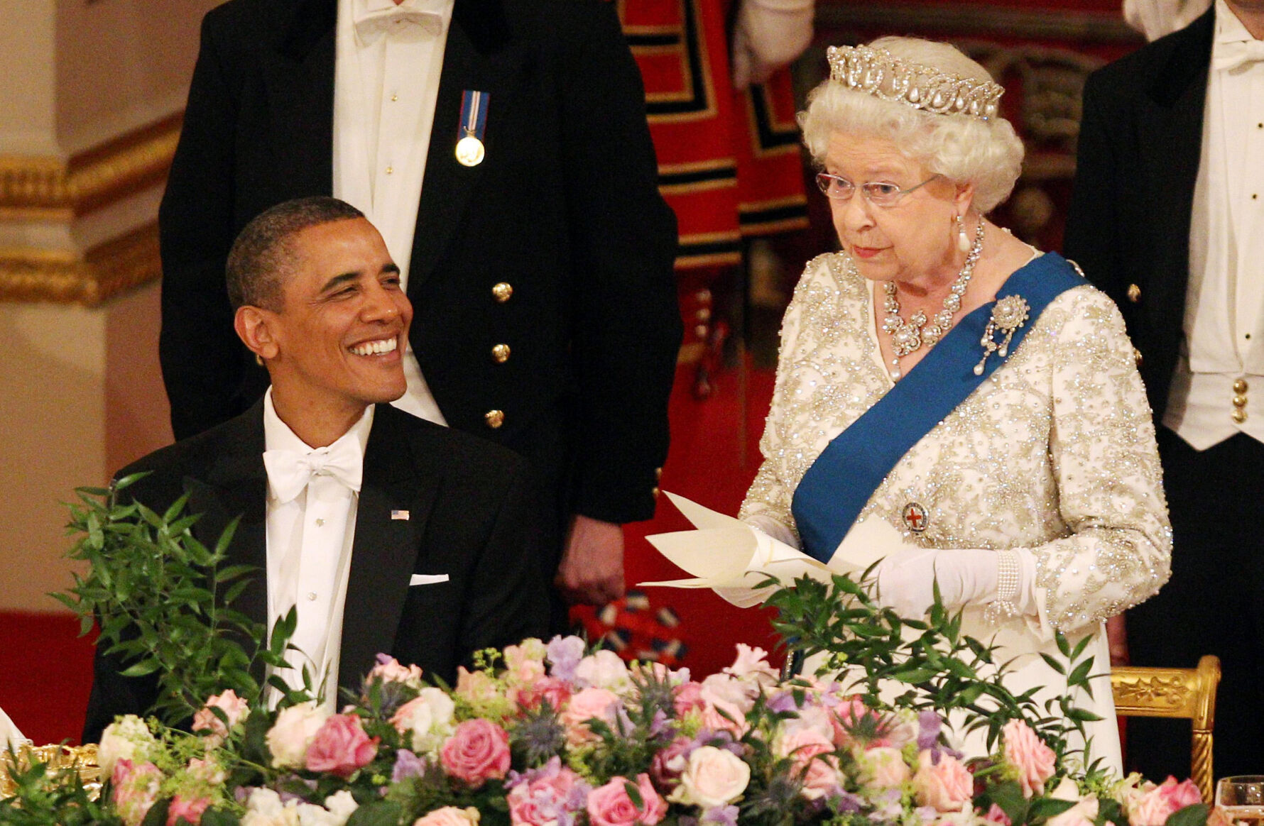 2011: Queen Elizabeth II and President Barack Obama